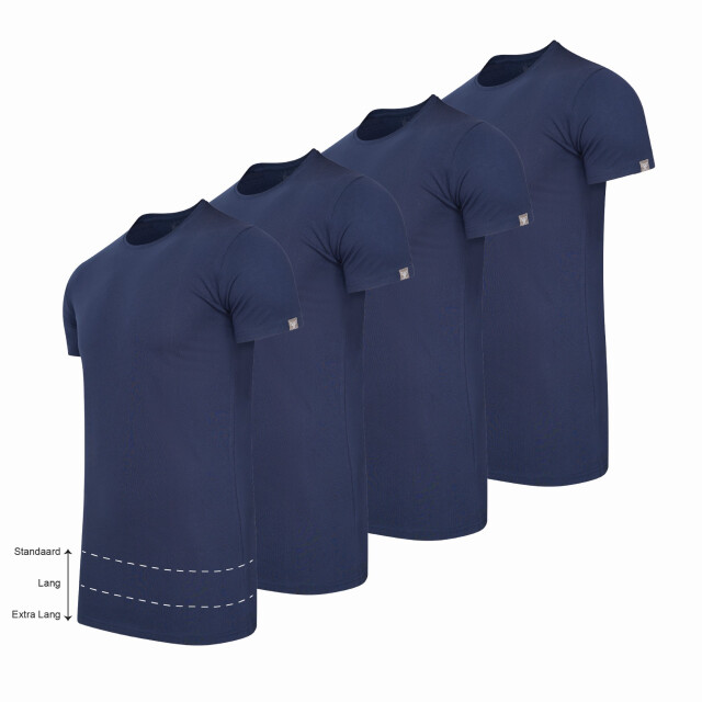 Cappuccino Italia 4-pack t-shirts CAP-4PT-O-NVY-XL large