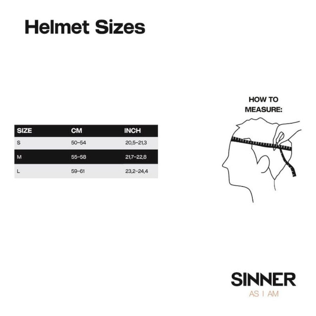 Sinner typhoon visor mt ski helm heren - 073384_999-53 large Sinner typhoon visor mt ski helm heren - 073384_999-53 large