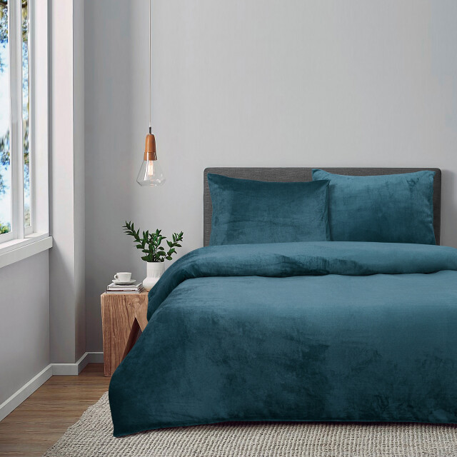 Phlox Dekbedovertrek flanel fleece tweepersoons 200x220 cm + 2 kussenslopen - 3304533 large