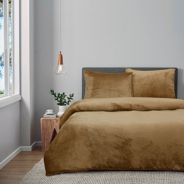 Phlox Dekbedovertrek flanel fleece tweepersoons 200x220 cm + 2 kussenslopen - 3304534 large