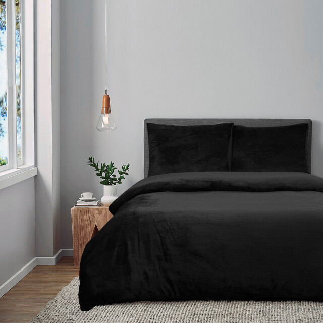 Phlox Dekbedovertrek flanel fleece tweepersoons 200x220 cm + 2 kussenslopen - 3304537 large