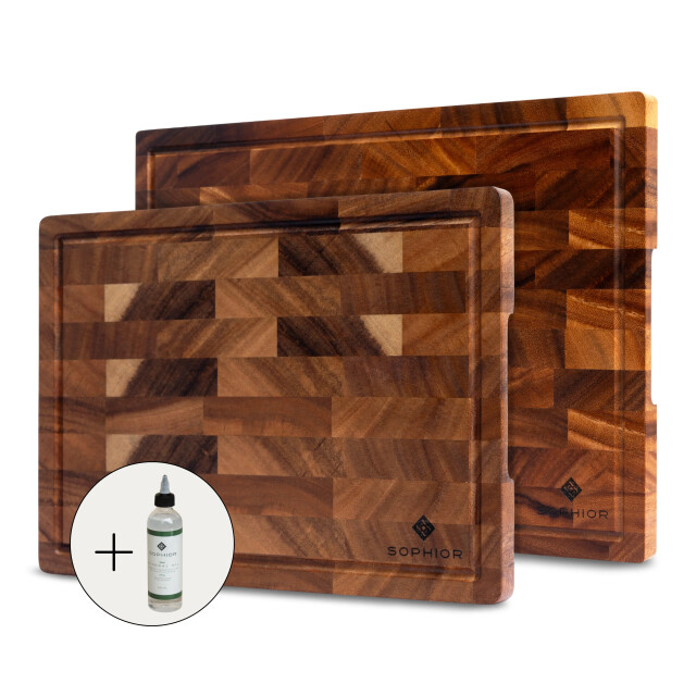 Sophior Snijplankenset van walnoot hout 3201969 large