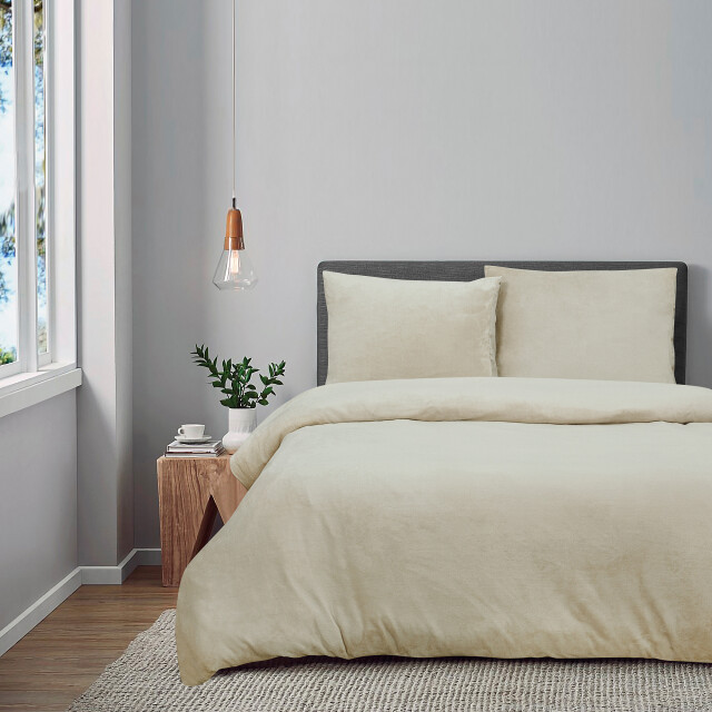 Phlox Dekbedovertrek flanel fleece eenpersoons 140x220 cm + 1 kussensloop - 3304505 large