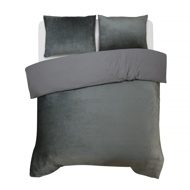 Phlox Dekbedovertrek flanel fleece lits jumeaux 240x220 cm + 2 kussenslopen - 3304541 large