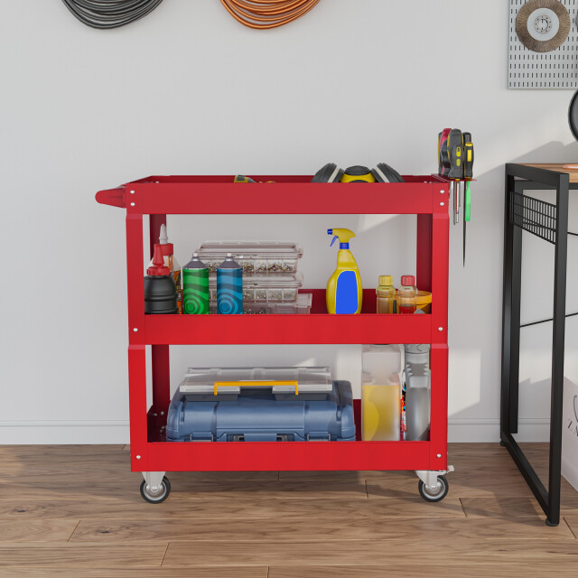 4goodz Gereedschapswagen met 3 etages, lege werkplaatswagen - 3347624 large 4goodz Gereedschapswagen met 3 etages, lege werkplaatswagen - 3347624 large