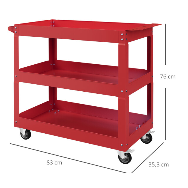 4goodz Gereedschapswagen met 3 etages, lege werkplaatswagen - 3347624 large 4goodz Gereedschapswagen met 3 etages, lege werkplaatswagen - 3347624 large