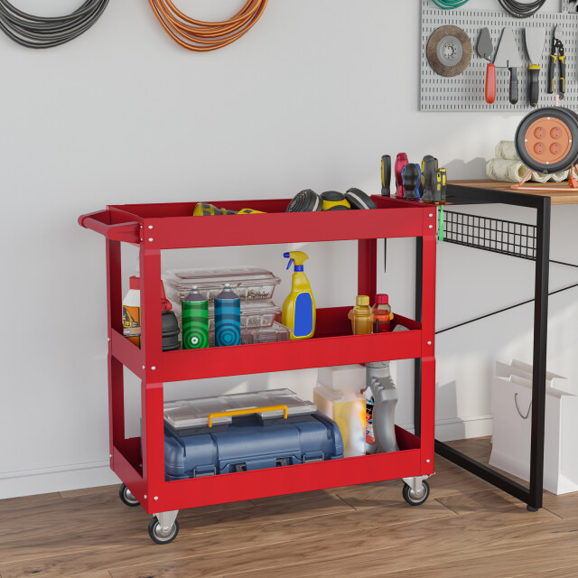4goodz Gereedschapswagen met 3 etages, lege werkplaatswagen - 3347624 large 4goodz Gereedschapswagen met 3 etages, lege werkplaatswagen - 3347624 large