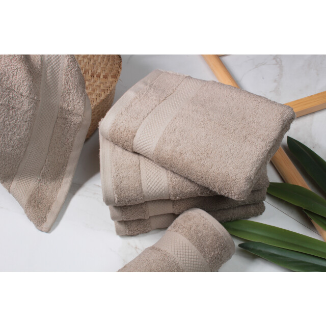 DoubleDry Hotel badhanddoeken 70 x 140 cm – set van 3 – 100% katoen 500 g/m2 – 2945320 large