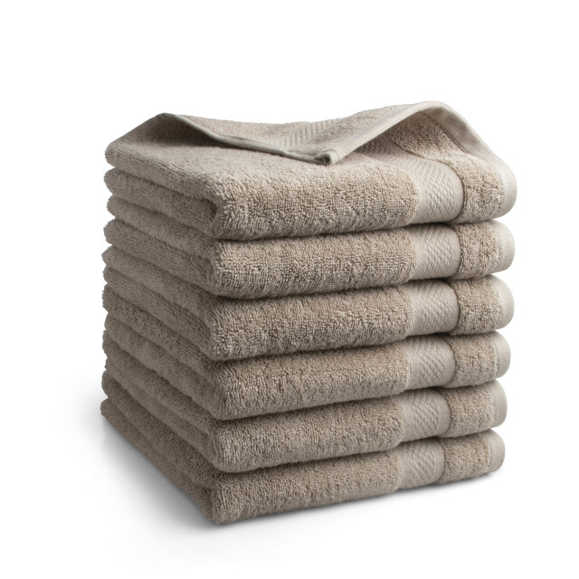 DoubleDry Hotel handdoeken 50 x 100 cm – set van 6 – 100% katoen 500 g/m2 – 2825966 large