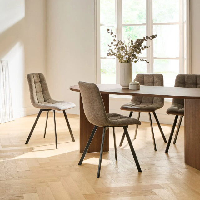 CaliCosy Set van 4 gestoffeerde stoelen chilli 3307541 large CaliCosy Set van 4 gestoffeerde stoelen chilli 3307541 large