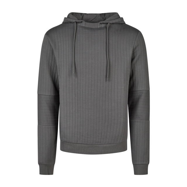 Phil & Co Heren lounge jacquard sweat hoodie antraciet PH-6120-02 large Phil & Co Heren lounge jacquard sweat hoodie antraciet PH-6120-02 large