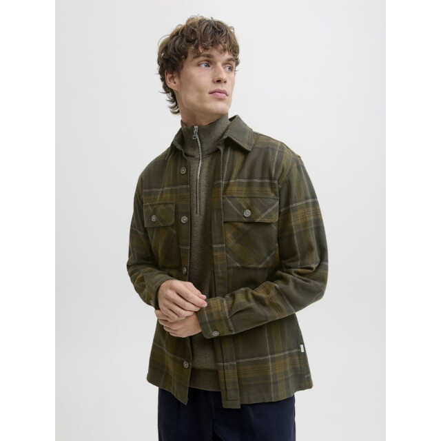 Jack & Jones Jprrayle melange check ls overshirt sn dessin 5309.29.0016 large Jack & Jones Jprrayle melange check ls overshirt sn dessin 5309.29.0016 large
