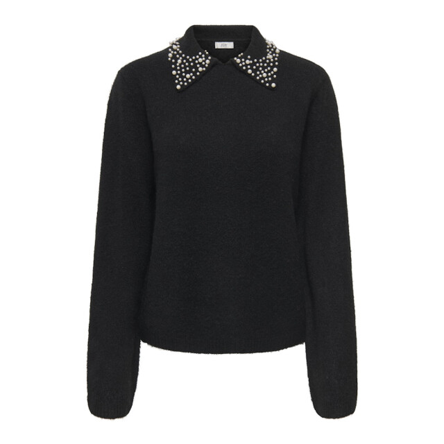 Jacqueline de Yong Jdyaubray life ls pearl collar pull knt - 4219.80.0019 large Jacqueline de Yong Jdyaubray life ls pearl collar pull knt - 4219.80.0019 large
