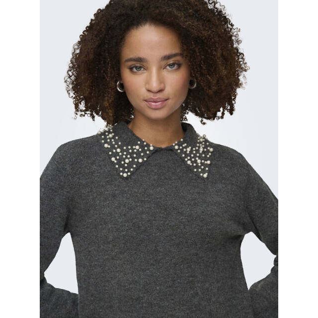 Jacqueline de Yong Jdyaubray life ls pearl collar pull knt melee 4219.87.0039 large Jacqueline de Yong Jdyaubray life ls pearl collar pull knt melee 4219.87.0039 large