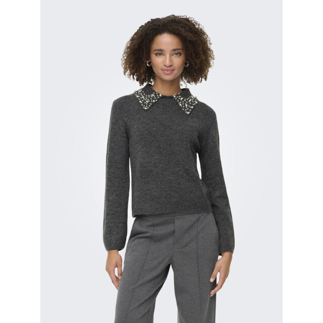 Jacqueline de Yong Jdyaubray life ls pearl collar pull knt melee 4219.87.0039 large Jacqueline de Yong Jdyaubray life ls pearl collar pull knt melee 4219.87.0039 large
