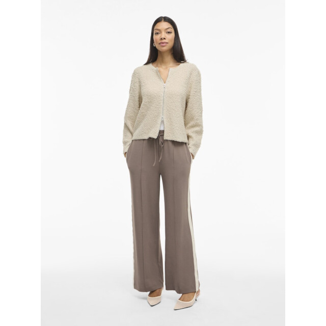 Vila Vipaza o-neck ls zipper knit cardigan beige 4249.05.0054 large Vila Vipaza o-neck ls zipper knit cardigan beige 4249.05.0054 large