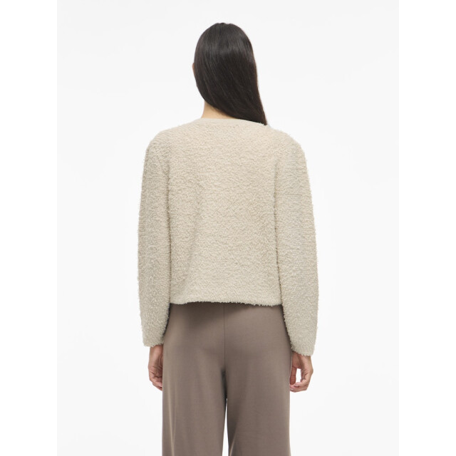 Vila Vipaza o-neck ls zipper knit cardigan beige 4249.05.0054 large Vila Vipaza o-neck ls zipper knit cardigan beige 4249.05.0054 large