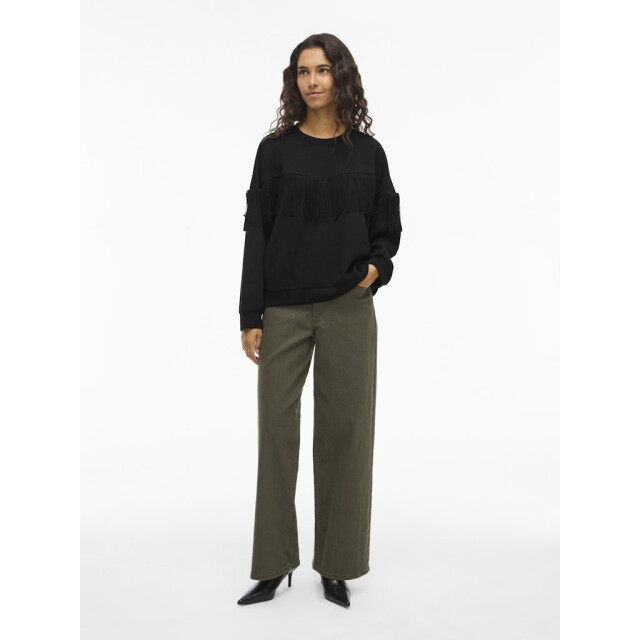 Vila Vireflect ls o-neck fringe sweatshirtr - 4209.80.0016 large Vila Vireflect ls o-neck fringe sweatshirtr - 4209.80.0016 large
