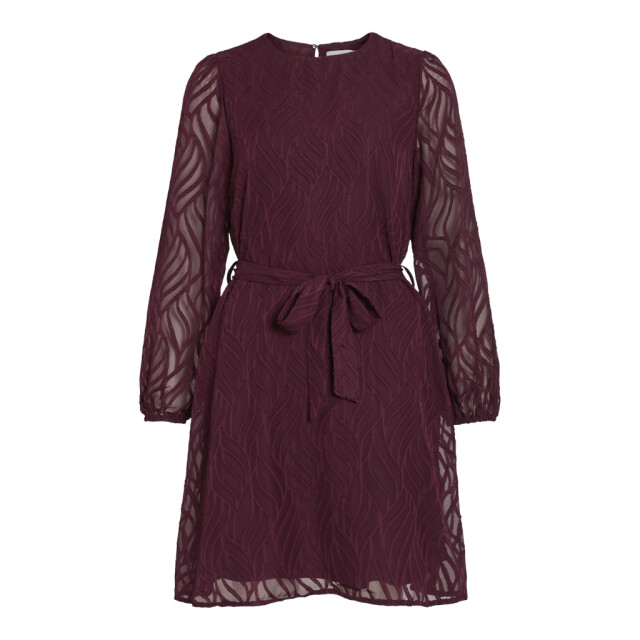 Vila Vimika o-neck ls dress bordeaux 4409.47.0007 large Vila Vimika o-neck ls dress bordeaux 4409.47.0007 large