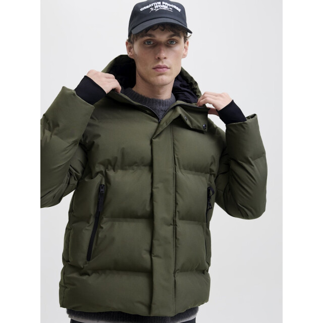 Jack & Jones Jcofusion puffer jacket army 5509.26.0005 large Jack & Jones Jcofusion puffer jacket army 5509.26.0005 large