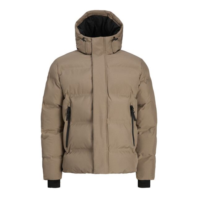 Jack & Jones Jcofusion puffer jacket taupe 5509.77.0001 large Jack & Jones Jcofusion puffer jacket taupe 5509.77.0001 large