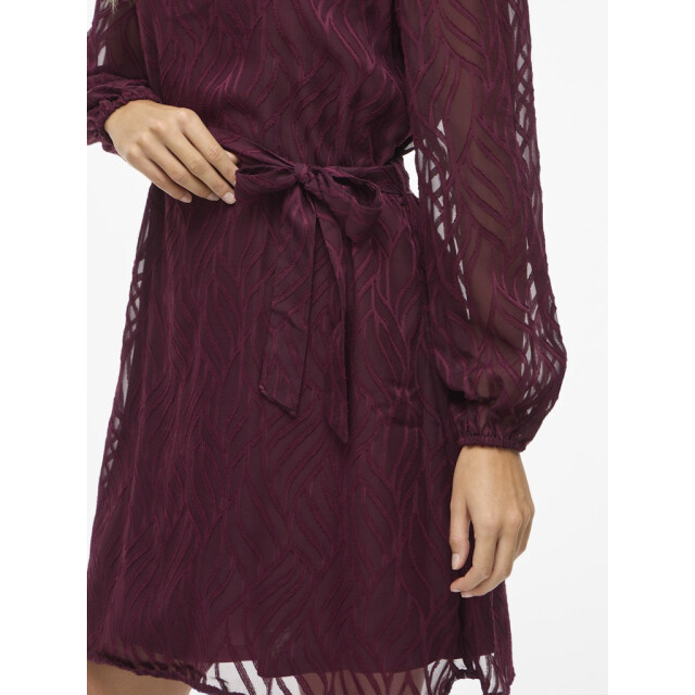 Vila Vimika o-neck ls dress bordeaux 4409.47.0007 large Vila Vimika o-neck ls dress bordeaux 4409.47.0007 large