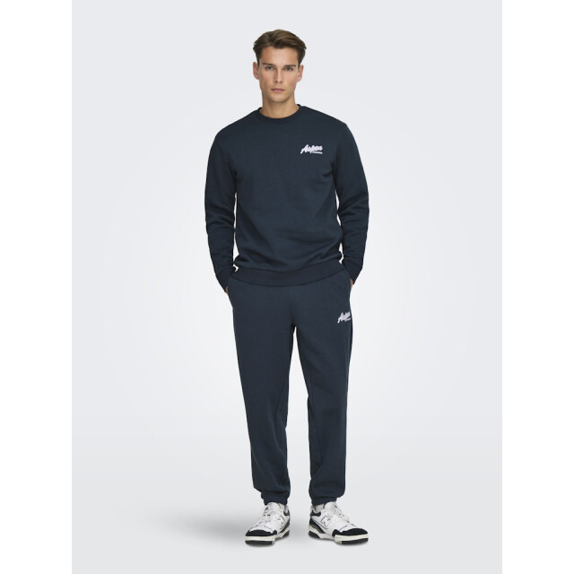 Only & Sons Onsceres ski ls reg crew swe cs navy 5209.37.0017 large