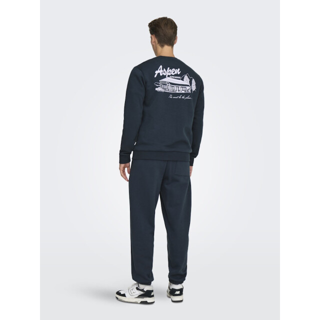 Only & Sons Onsceres ski ls reg crew swe cs navy 5209.37.0017 large