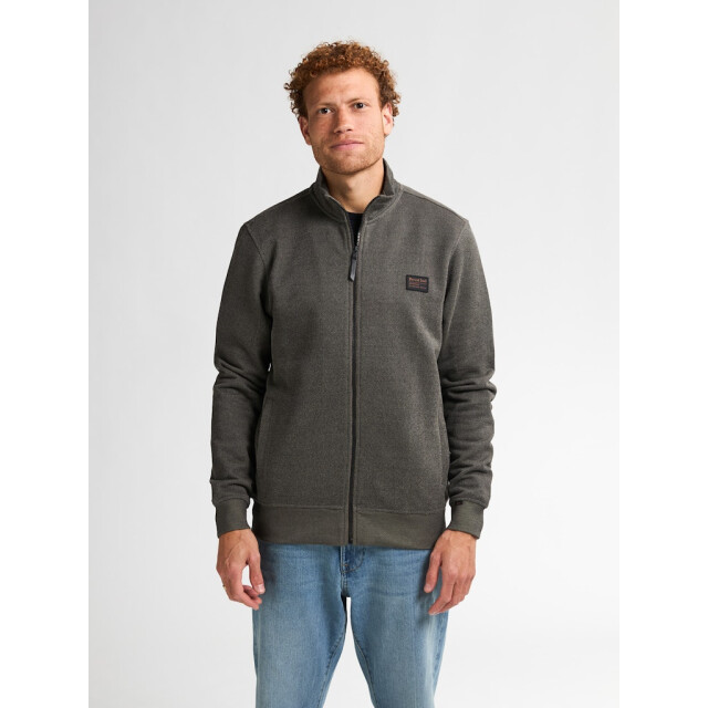 Petrol Industries Men sweater collar zip taupe 5249.77.0015 large Petrol Industries Men sweater collar zip taupe 5249.77.0015 large