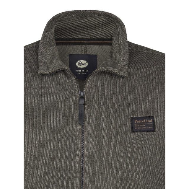 Petrol Industries Men sweater collar zip taupe 5249.77.0015 large Petrol Industries Men sweater collar zip taupe 5249.77.0015 large