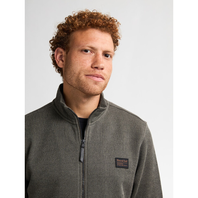 Petrol Industries Men sweater collar zip taupe 5249.77.0015 large Petrol Industries Men sweater collar zip taupe 5249.77.0015 large