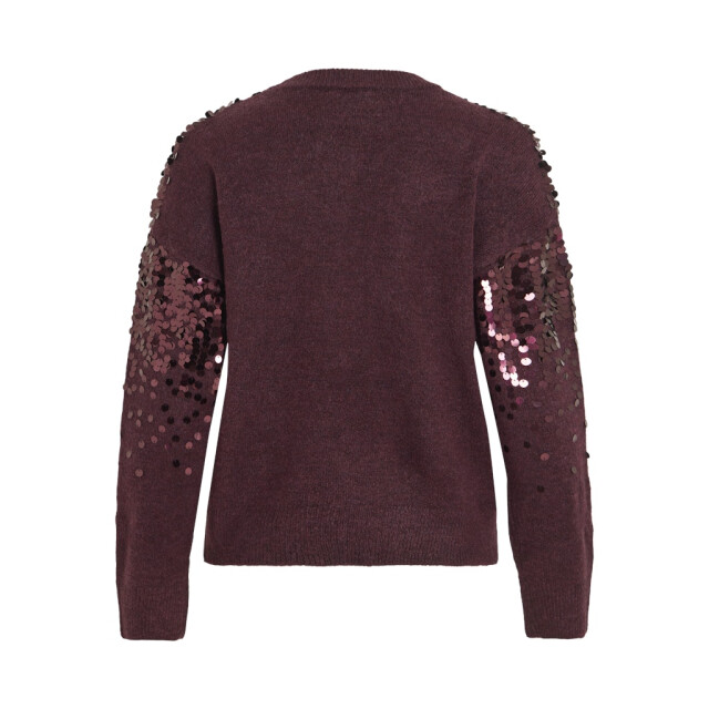 Vila Visiquin o-neck ls glitter knit top bordeaux 4219.47.0016 large Vila Visiquin o-neck ls glitter knit top bordeaux 4219.47.0016 large