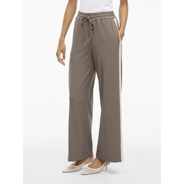 Vila Viclua hw wide track pants taupe 4109.77.0008 large Vila Viclua hw wide track pants taupe 4109.77.0008 large