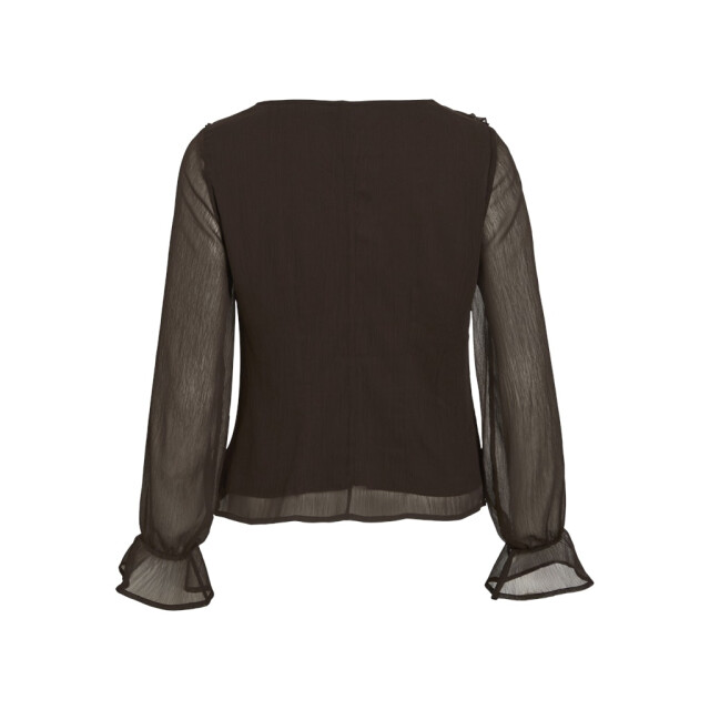 Vila Visilja ls v-neck frill top #8 - 4309.70.0051 large Vila Visilja ls v-neck frill top #8 - 4309.70.0051 large