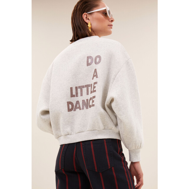 By-Bar Amsterdam Bibi dance sweater light grey melee 25518914-815 large By-Bar Amsterdam Bibi dance sweater light grey melee 25518914-815 large