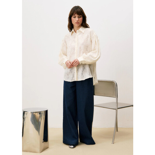 FRNCH Candi blouse pailletten creme 9753155404104 large