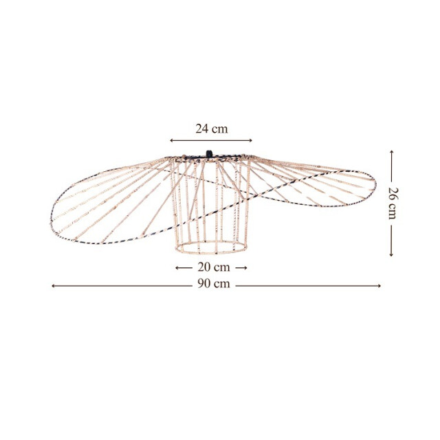 Furnilux -design rotan hanglamp Ø90 cm – unieke handgemaakte plafondlamp van 3191987 large