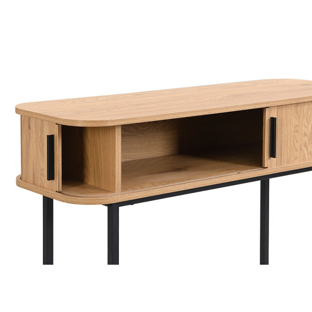 Furnilux Sidetable-console helsingborg 100 x 35 x 75 cm strak scandinavisch design uit 3014674 large