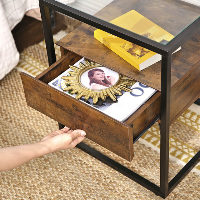 Furnilux Bijzettafel drift - 43x43x54 cm 3040574 large