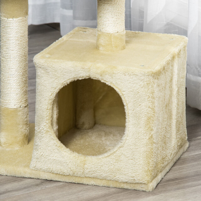 4goodz Krabpaal met sisal krabpaal met zacht pluche kattenspeeltje 50 x 30 x 81,5 cm 3349605 large 4goodz Krabpaal met sisal krabpaal met zacht pluche kattenspeeltje 50 x 30 x 81,5 cm 3349605 large