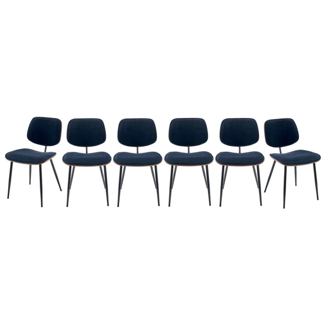 Signature Set van 6 fluwelen stoelen olympia 2936804 large