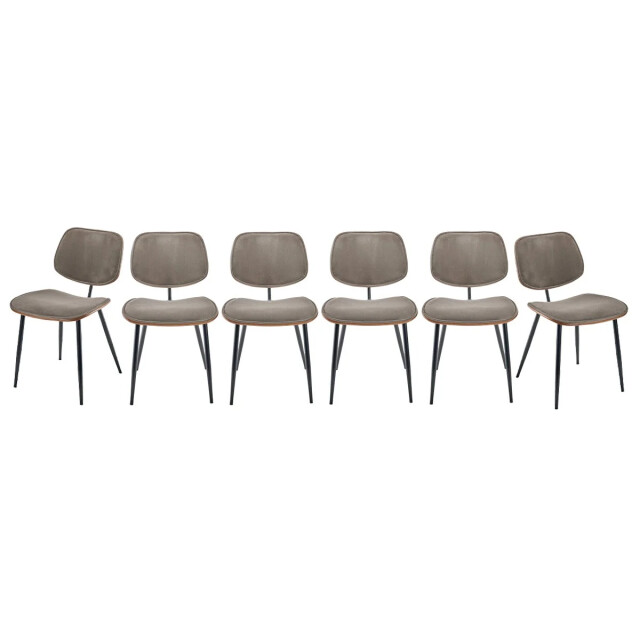 Signature Set van 6 fluwelen stoelen olympia 2936806 large