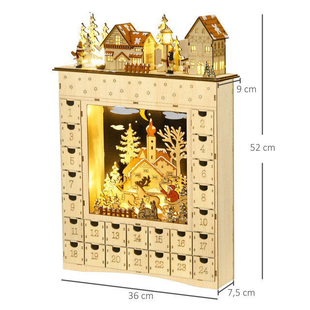 4goodz Adventskalender met led-verlichting 24 laden 36x52 cm 3349609 large 4goodz Adventskalender met led-verlichting 24 laden 36x52 cm 3349609 large