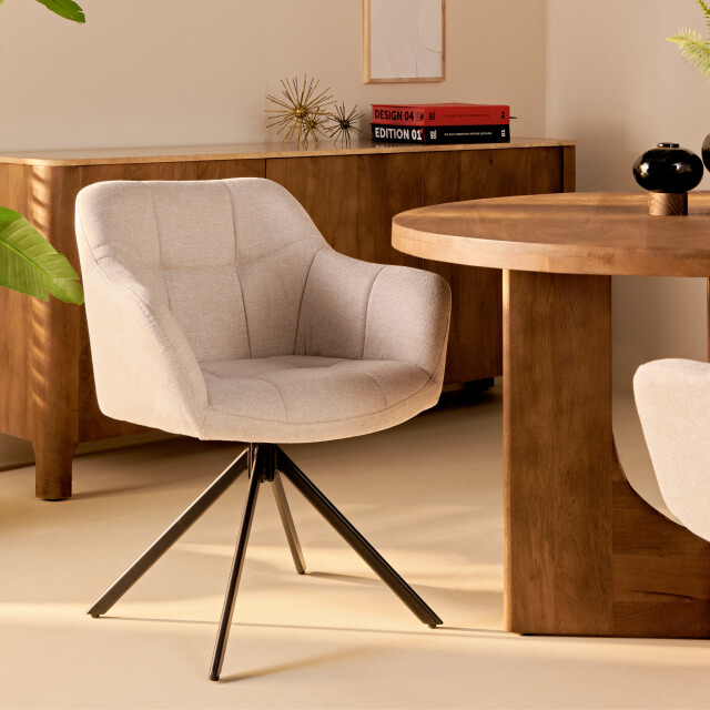 Multifurn 2x eetkamerstoel jesse linnen 3244139 large