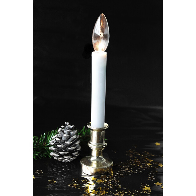 CaliCosy Set van 8 batterij-aangedreven kaarsenhouders voor de kersttafel 2928251 large