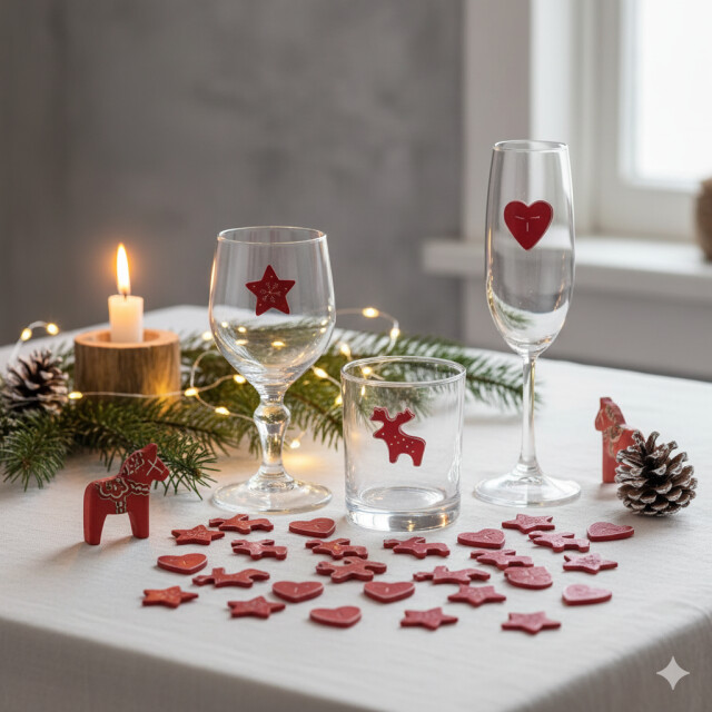 CaliCosy 30 kerstversieringen voor op tafel 2928253 large