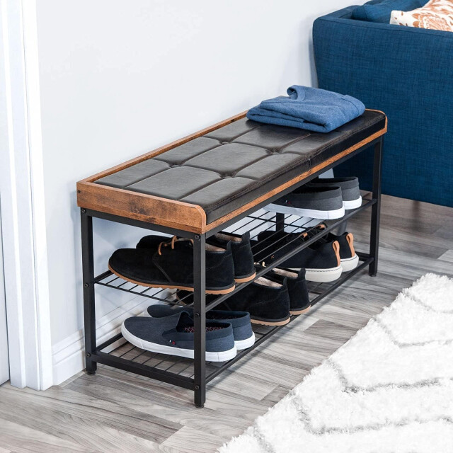 Furnilux Schoenenbankje sven /zwart 3040567 large