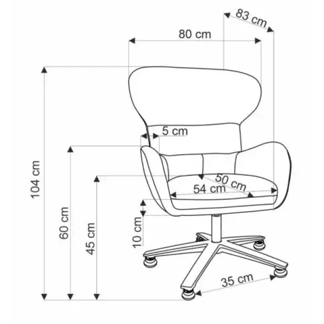 Furnilux Fauteuil dorien wit van de collectie bij – luxe comfort en elegantie in 3015668 large