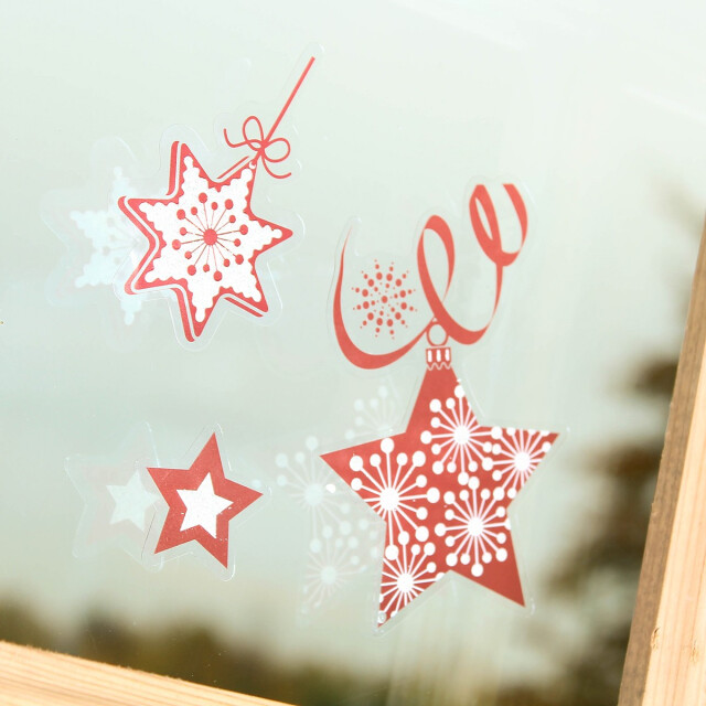 CaliCosy Elektrostatische kerstversieringen set van 4 platen 2928232 large