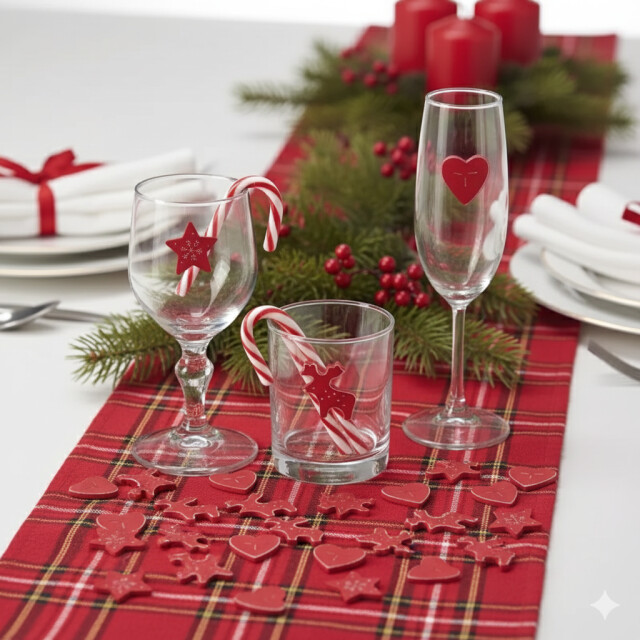 CaliCosy 30 kerstversieringen voor op tafel 2928253 large